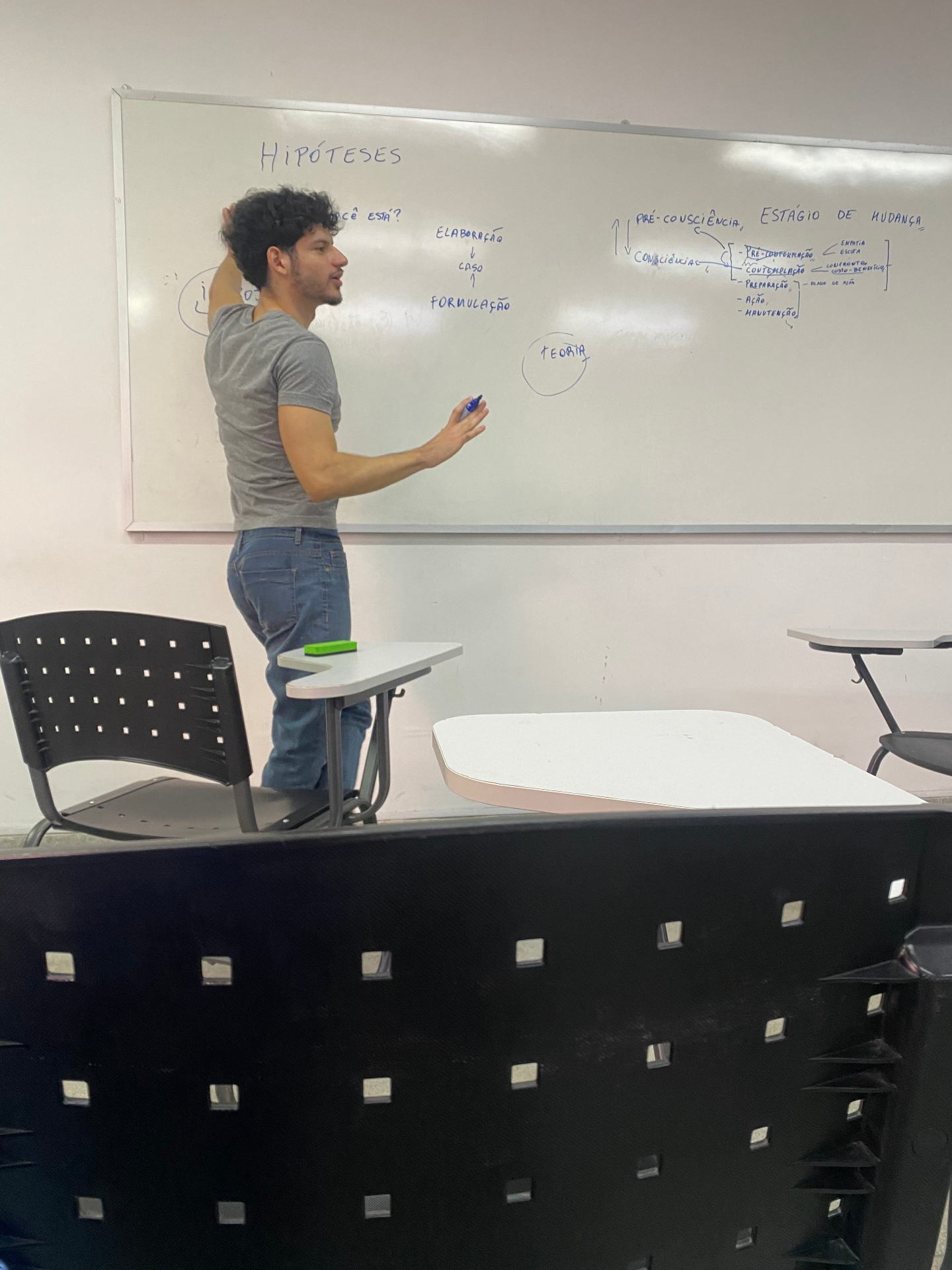Rodolfo Oliveira conduzindo um treinamento COMUNIQ